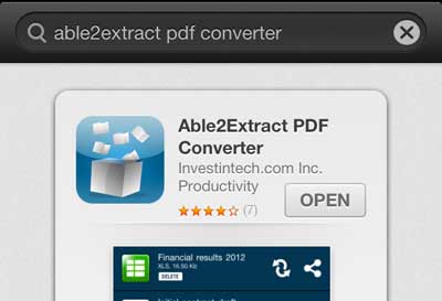 able2extract iphone review