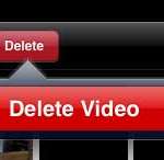 how to delete a recorded video on the ipad 2