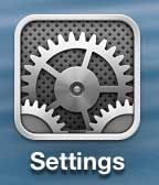 open the settings menu on the iphone 5