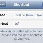 how to create a shortcut on the iphone 5