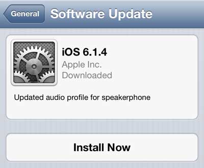 how to update the software on the iphone 5