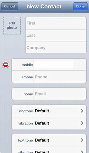 how to find phone number from text message on iPhone