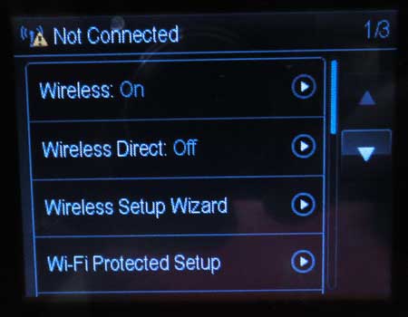 select the wireless setup wizard option