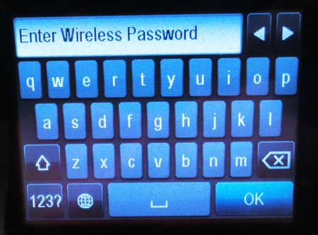 enter your wireless network password