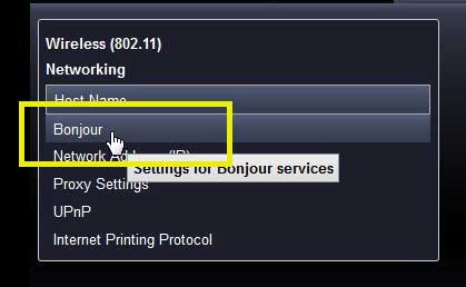 how to change the name of your photosmart 6510 for airprint