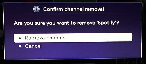 how to delete a roku channel
