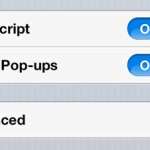 how to block pop ups in safari on the iphone 5