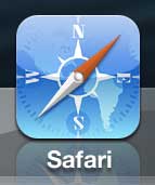 launch the safari browser