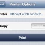 how to print a web page with the iphone 5