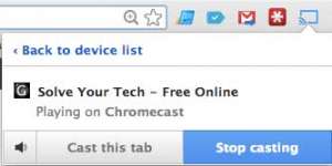 how to view a Mac chrome tab on your Chromecast