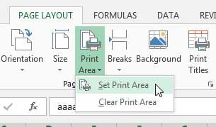 how to print specific rows in excel 2013