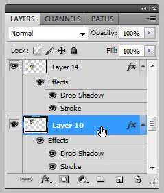 select the layer you want to move