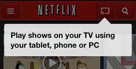 how to watch netflix with chromecast from an iphone 5