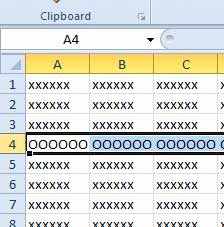 how to hide a row in excel 2010