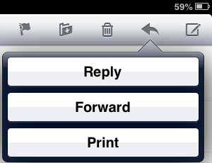 how to print an email on the ipad 2