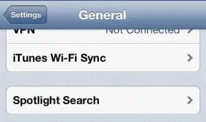 how to customize spotlight search on the iphone 5