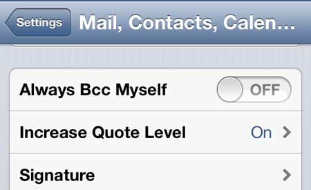How to Stop Sending Yourself Copies of Messages You Write on the iPhone 5 - 65