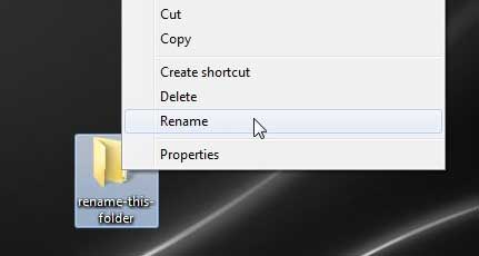 learn a faster way to rename files in windows 7