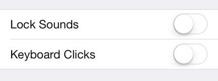 how to turn off keyboard sounds in ios 7 on iphone 5