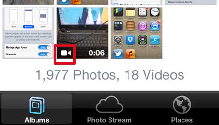 how to watch a recorded video on the iphone 5