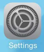 Click on the settings icon