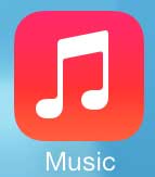 open the music app on your iphone 5