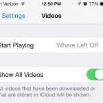 how to view tv show cloud episodes in ios 7 on the iphone 5