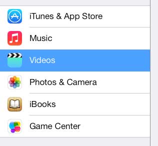 how to show purchased tv show episodes on the ipad 2 in ios 7