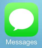 open the messages app