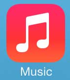 open the music app