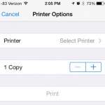 how to print a note from the iphone 5