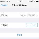 how to print a picture in ios 7 on iphone 5