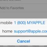 how to set a contact as a favorite on the iphone 5 in ios 7