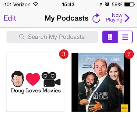 select a podcast
