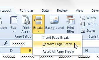 How to Remove Page Break in Excel 2010 - 60