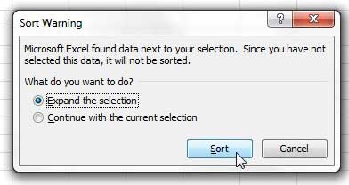 how to sort by date in excel 2010