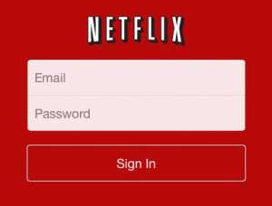how to sign out of netflix on the ipad