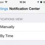 how to sort notifications by time on the iphone 5
