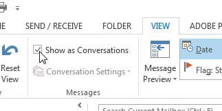 How to Group Emails by Conversation in Outlook 2013 - 50