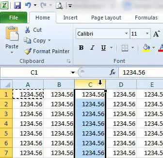 select the cells that you want to format with the dollar symbol