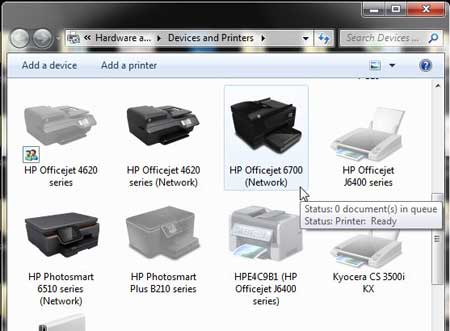 double-click the hp officejet 6700 icon