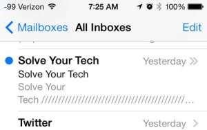 how to forward an email on the iPhone