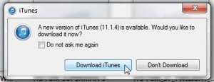 how to check for iTunes updates in windows