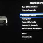 how to block purchases on the apple tv