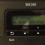 how to connect the canon mx340 to a wireless network