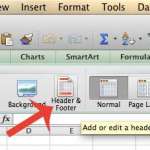 how to insert a header in excel 2011