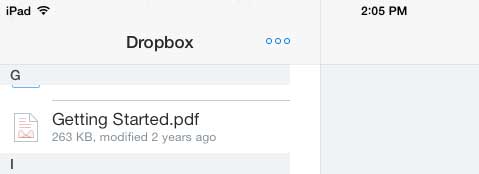 How to Email from Dropbox on iPad - 83