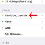 how to share an icloud calendar on the iphone 5