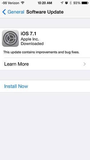 How to Install the iOS 7 1 Update on an iPhone 5 - 54