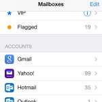 how to switch between email accounts on the iphone